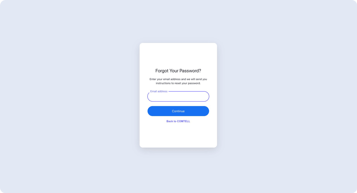 Forgot Password